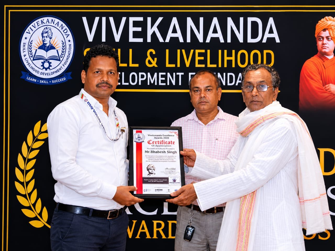 Certificate of Appreciation Presentation